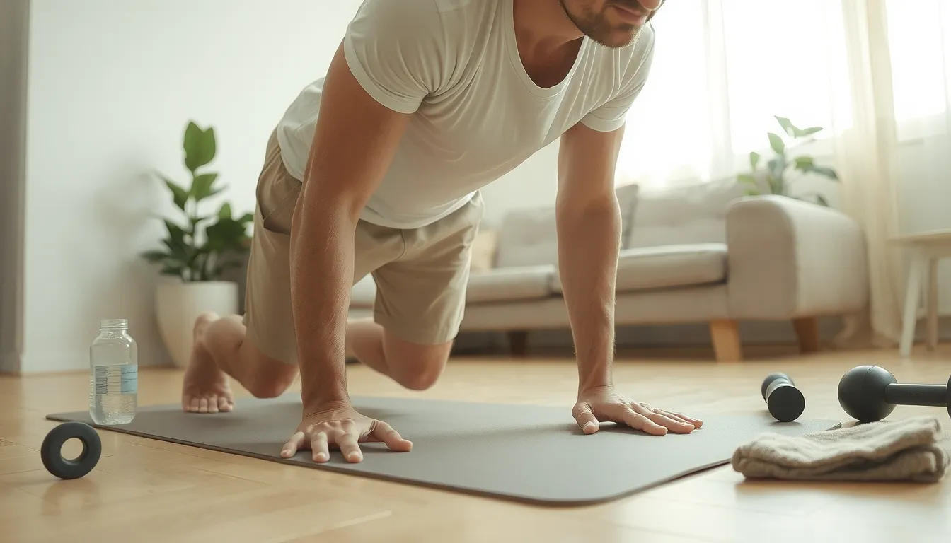 exercices pectoraux maison