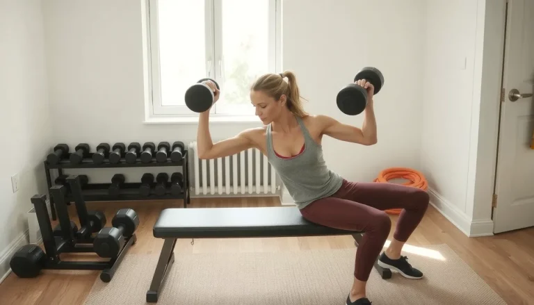 Séance haut du corps femme : programme complet par exercices (débutante)